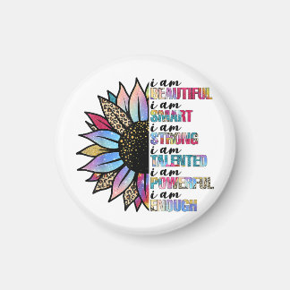 Ik ben mooi, ik ben slim, ik ben sterk, luipaardzo magneet