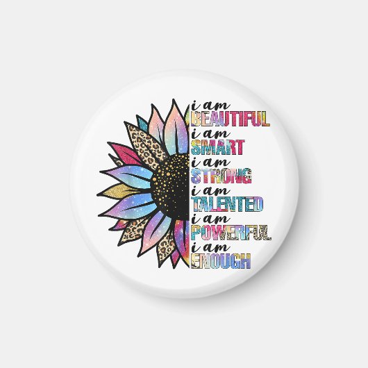 Ik ben mooi, ik ben slim, ik ben sterk, luipaardzo magneet (Voorkant)