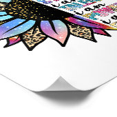 Ik ben mooi, ik ben slim, ik ben sterk, luipaardzo poster (Hoek)