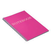 "Ik ben mooi roze" Notitieboek (Rechterzijde)