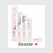 IK BEN MOOI STICKER (Vel)