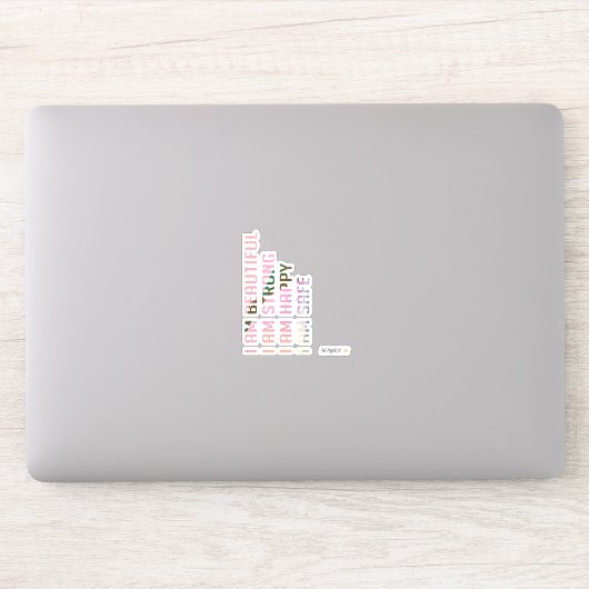 IK BEN MOOI STICKER (Computer)