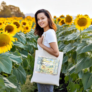 Ik ben: Mooie geschriften, gepersonaliseerd Tote Bag