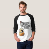 Ik ben mooier na het spelen van de gitaar. motivat t-shirt (Voorkant volledig)