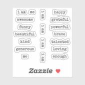 Ik ben Motivatie bevalling Sticker (Vel)