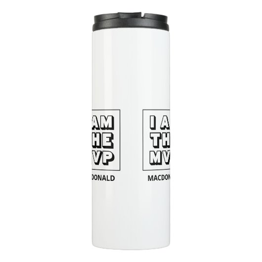 IK BEN Motivatie MVP Thermosbeker (Achterkant)