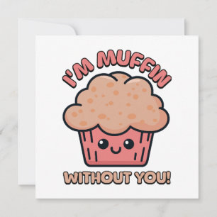 Ik ben Muffin Zonder Jou! Muffin Cartoon