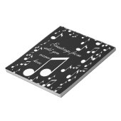 Ik ben muziek_ notitieblok (Linkerzijde)