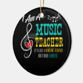 Ik ben muziekleraar. Het is een normale leraar Keramisch Ornament (Links)