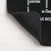 Ik ben 'n fijne multiple sclerose warrior. muismat (Hoek)