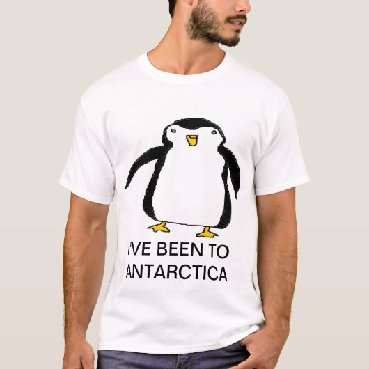 IK BEN NAAR ANTARCTICA GEWEEST T-SHIRT (Voorkant)