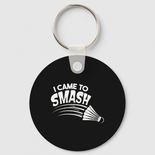Ik ben naar de Badminton Shuttle geweest Sleutelhanger (Voorkant)