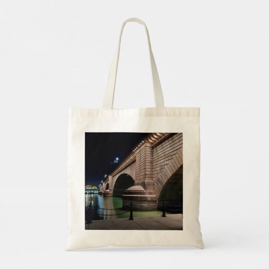 Ik ben naar de London Bridge geweest Tote Bag (Achterkant)