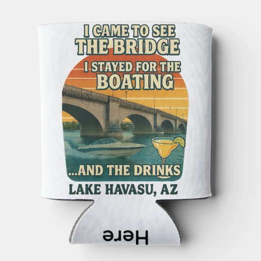 Ik ben naar de London Bridge Mok geweest Blikjeskoeler (Achterkant)