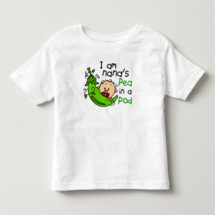 Ik ben Nana's erwt in een pod 1 Kinder Shirts