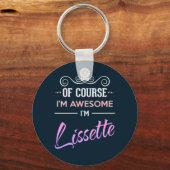 Ik ben natuurlijk Geweldige naam. Sleutelhanger (Voorkant)