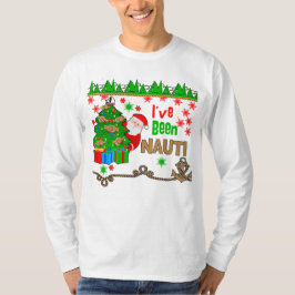 Ik ben Nauti geweest deze nautische kerst T-shirt