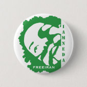 ik ben neda iran green button (Voorkant)