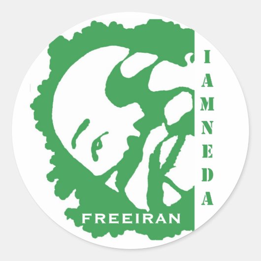 Ik ben Neda Iran sticker (Voorkant)