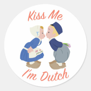 Ik ben Nederlands Ronde Sticker