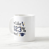 Ik ben net 2023 procent klaar koffiemok (Voorkant links)