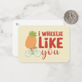 Ik ben net als jij grappige Pun Cute Valentijnsdag Notitiekaartje (Voorkant / Achterkant in situ)