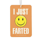 Ik ben net gek geworden luchtverfrisser (Achterkant)