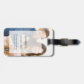 Ik ben net getrouwd met meneer en mevrouw Photo Bagagelabel (Achterkant horizontaal)