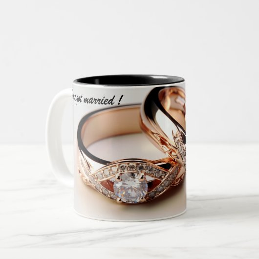 Ik ben net getrouwd! Mok (Voorkant links)