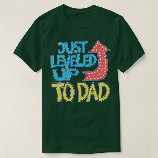 Ik ben net naar papa gegaan t-shirt (Design voorkant)