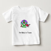 Ik ben New in Town Baby T-Shirt (Voorkant)