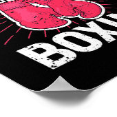 Ik ben Nicer na het kotsen van Gym Sport Boxer Fit Poster (Hoek)