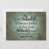 Ik ben niemand Quote Kaart (Voorkant)