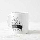 "Ik ben niemand. Wie ben jij?" Koffiemok (Voorkant links)