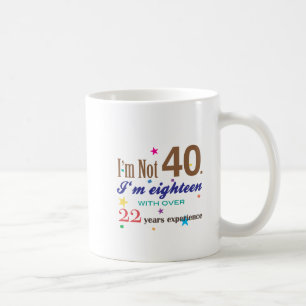 Ik ben niet 40 - Grappig Birthday Gift Koffiemok