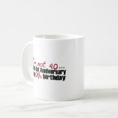 Ik ben niet 40 koffiemok (Voorkant links)