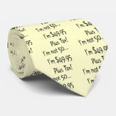 Ik ben niet 50 50e verjaardag cadeautjes stropdas (Opgerold)