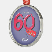 Ik ben niet 60, ik ben 59.99 Keepomwille Ornament (Links)