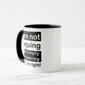 IK BEN NIET AAN HET ARGUMENT MOK (Voorkant links)