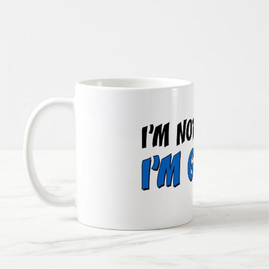 Ik ben niet aan het schreeuwen, ik ben Grieks. Fun Koffiemok (Links)