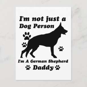 Ik ben niet alleen een hond. Ik ben een Duitse her Briefkaart