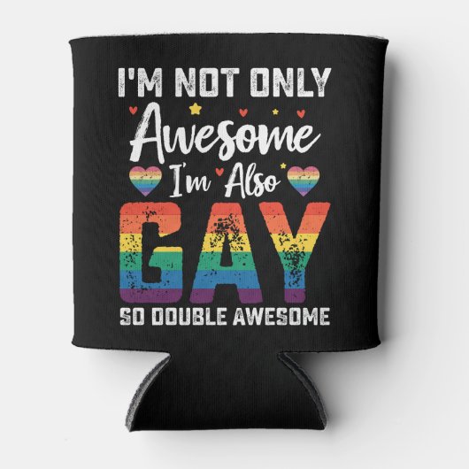 Ik ben niet alleen Geweldige dat ik ook homo ben, Blikjeskoeler (Voorkant)