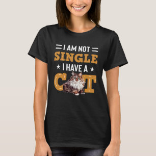 Ik ben niet alleen, ik heb een kat  Ragamuffin eig T-shirt