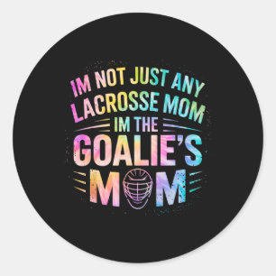 Ik ben niet alleen Lacrosse Mom, ik ben de moeder Ronde Sticker