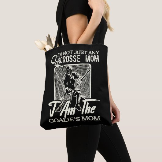 Ik ben niet alleen maar een Lacrosse mama.. ik ben Tote Bag (Dichtbij)
