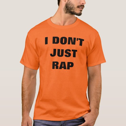 Ik ben niet alleen Rap...ik AMRAP T-shirt (Voorkant)