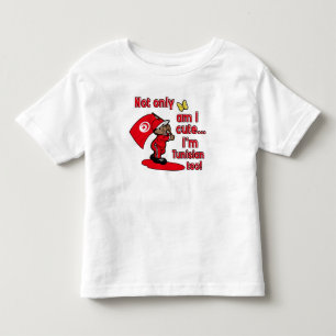 Ik ben niet alleen schattig, ik ben ook Tunesiër! Kinder Shirts