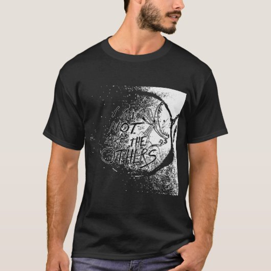Ik ben niet als de andere jongen t-shirt (Voorkant)