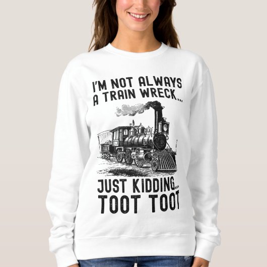 Ik ben niet altijd een treinramp Geintje Trui (Voorkant)