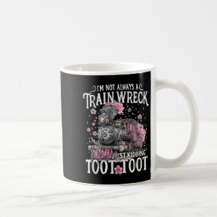 Ik ben niet altijd een treinwrak, maar ook een gra koffiemok